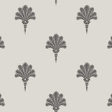 MB31600 black summer fan coastal wallpaper from the Beach House collection by Seabrook Designs