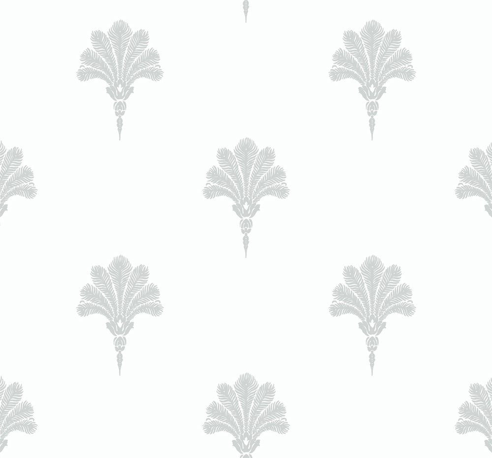 MB31617 gray summer fan coastal wallpaper from the Beach House collection by Seabrook Designs