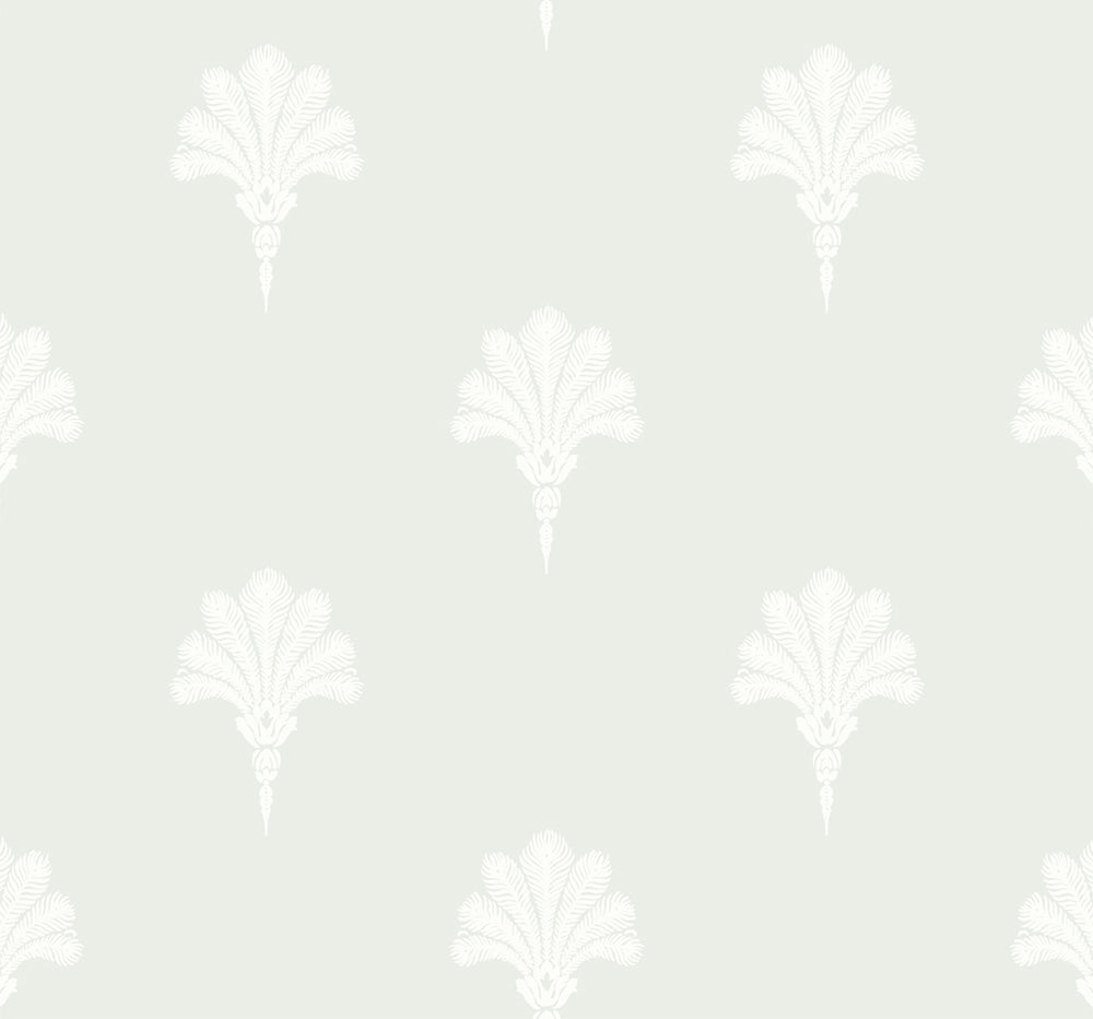 MB31627 white summer fan coastal wallpaper from the Beach House collection by Seabrook Designs