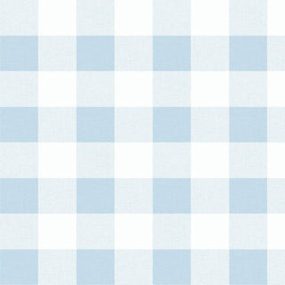 MB31912 blue picnic plaid coastal wallpaper from the Beach House collection by Seabrook Designs