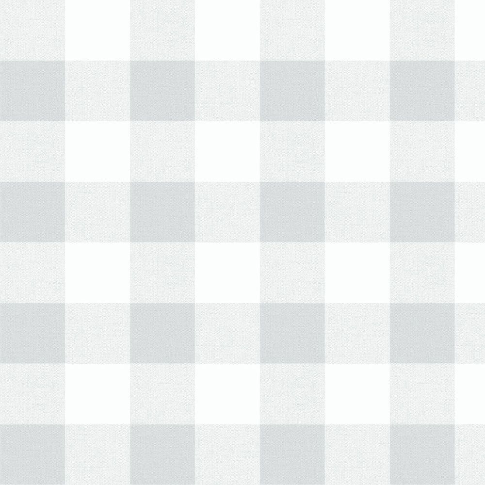 MB31917 gray picnic plaid coastal wallpaper from the Beach House collection by Seabrook Designs