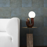 SD20518EM Aldene rustic block unpasted wallpaper living room from Say Decor