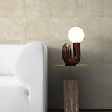 SD70518EM Aldene rustic block unpasted wallpaper living room from Say Decor