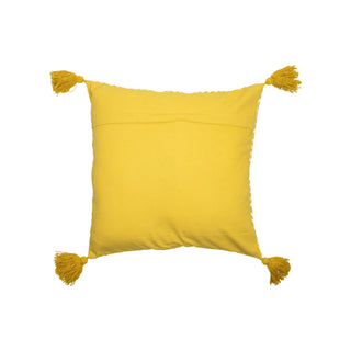 Memphis hand woven throw pillow back from Say Decor