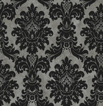 Damask grey wallpaper from Say Decor