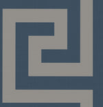 NE50012 Vogue block geometric wallpaper from the Nouveau Luxe collection by Seabrook Designs