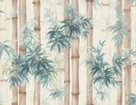 SD10501HN Moso bamboo watercolor botanical wallpaper from Say Decor