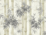 SD70501HN Moso bamboo watercolor botanical wallpaper from Say Decor
