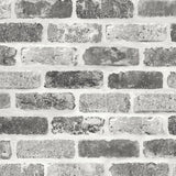 NW30510 peel and stick grey brick removable wallpaper by NextWall