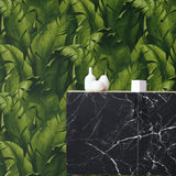 Banana leaf peel and stick wallpaper accent NW31000 from NextWall