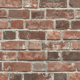 NW31700 peel and stick red brick farmhouse wallpaper by NextWall