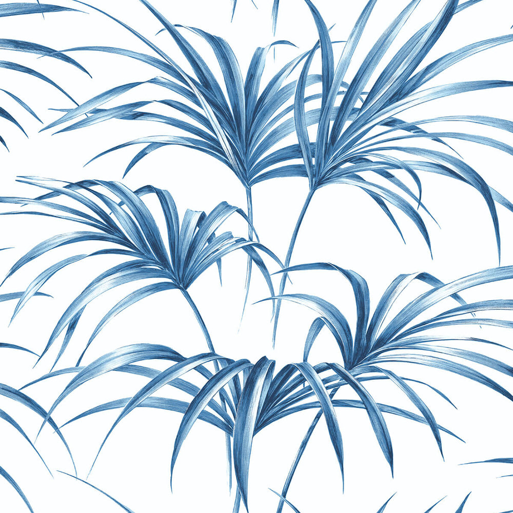 NW32502 tropical palm leaf peel and stick removable wallpaper by NextWall