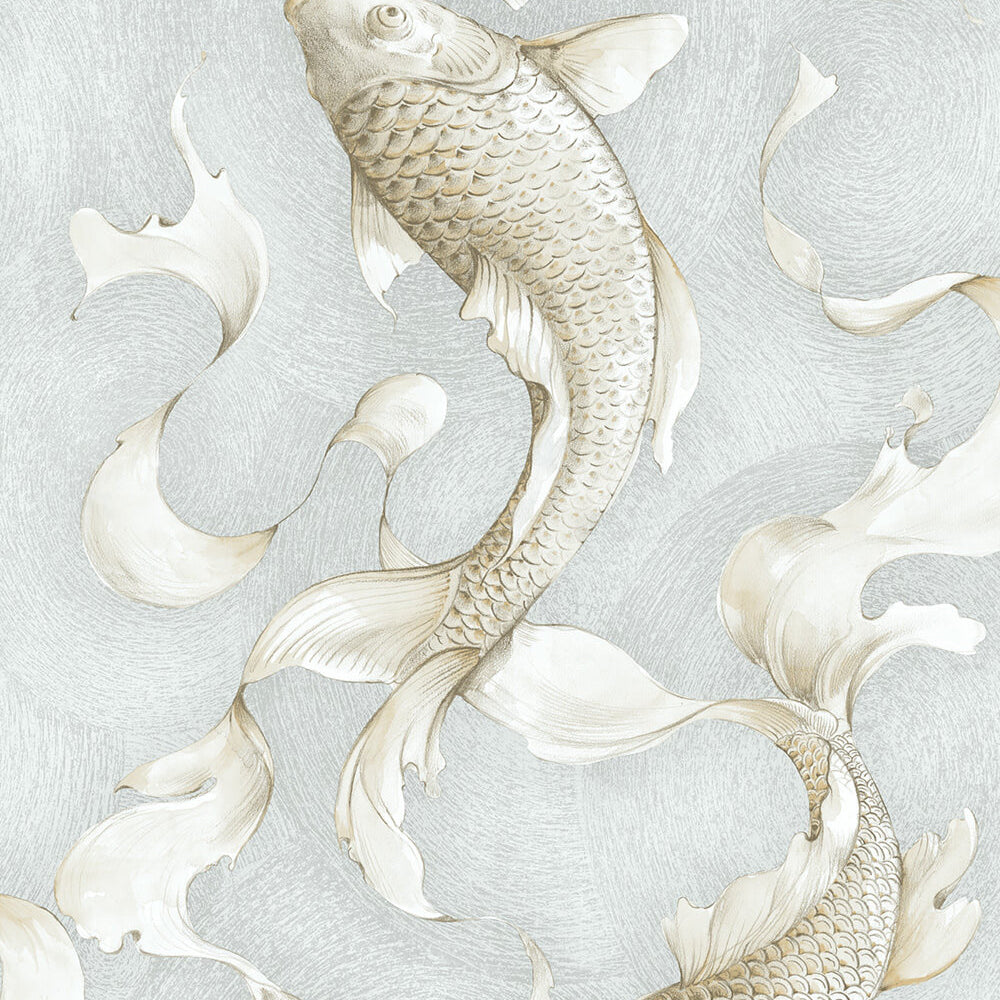 
                  
                    NW33208 metallic koi fish peel and stick removable wallpaper by NextWall
                  
                