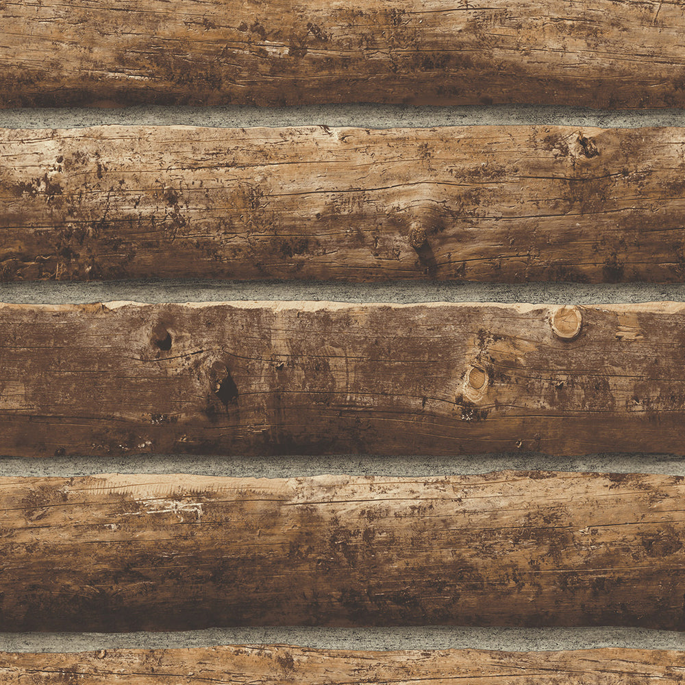 
                  
                    NW33905 log cabin wood rustic peel and stick removable wallpaper by NextWall
                  
                