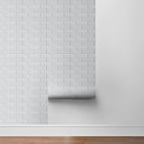 NW34000 off white subway tile peel and stick removable wallpaper roll by NextWall
