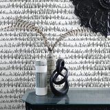 NW34100 brushstrokes abstract black and white peel and stick wallpaper decor from NextWall