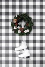 NW34500H holiday Christmas plaid peel and stick removable wallpaper decor from Nextwall