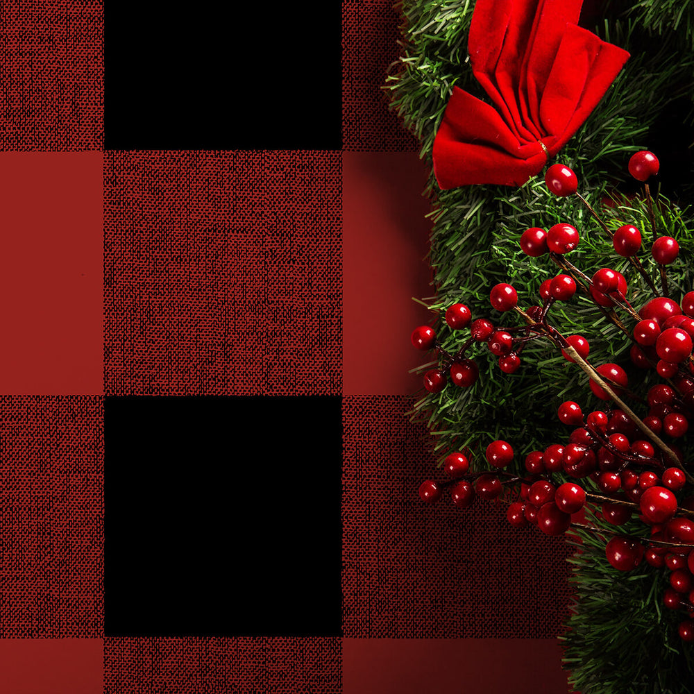 
                  
                    NW34501 buffalo plaid Christmas peel and stick removable wallpaper decor from NextWall
                  
                