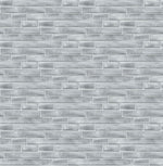 NW34608 brushed metal tile peel and stick removable wallpaper by NextWall