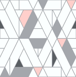 NW34701 kaleidoscope geometric peel and stick removable wallpaper by NextWall