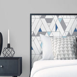 NW34702 kaleidoscope geometric peel and stick removable wallpaper bedroom by NextWall