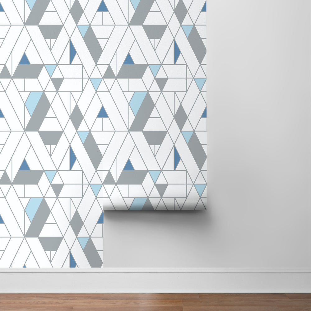 
                  
                    NW34702 kaleidoscope geometric peel and stick removable wallpaper roll by NextWall
                  
                