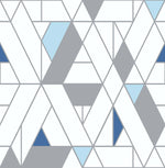 NW34702 kaleidoscope geometric peel and stick removable wallpaper by NextWall