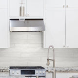 NW35400 teak planks wood peel and stick removable wallpaper kitchen from NextWall