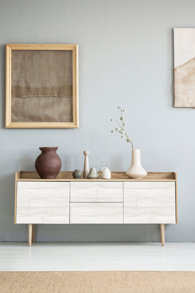 NW35400 teak planks wood peel and stick removable wallpaper furniture from NextWall