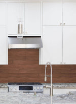 NW35405 teak planks wood peel and stick removable wallpaper kitchen from NextWall