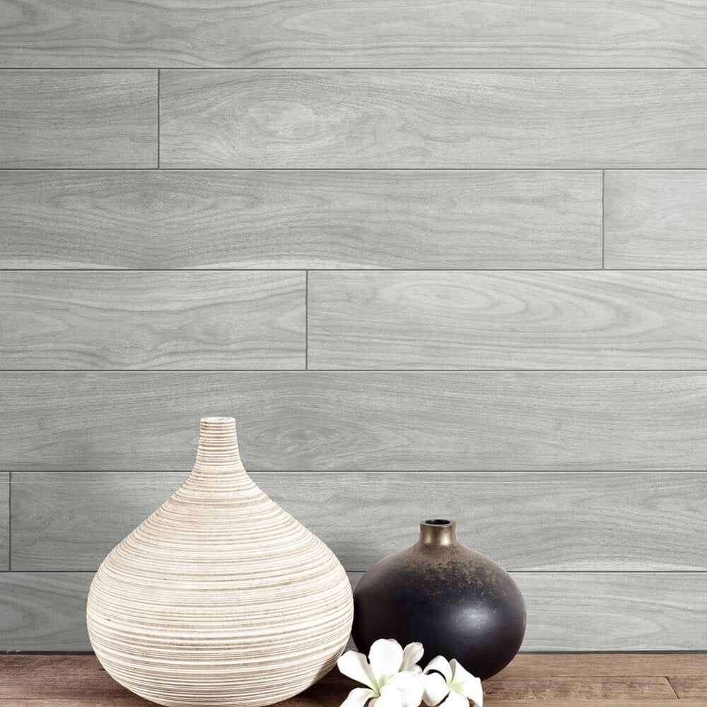 
                  
                    NW35408 teak planks wood peel and stick removable wallpaper decor from NextWall
                  
                