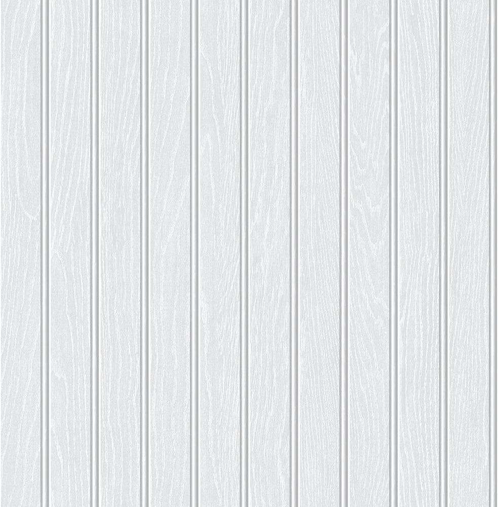 NW35800 Faux beadboard peel and stick removable wallpaper from NextWall