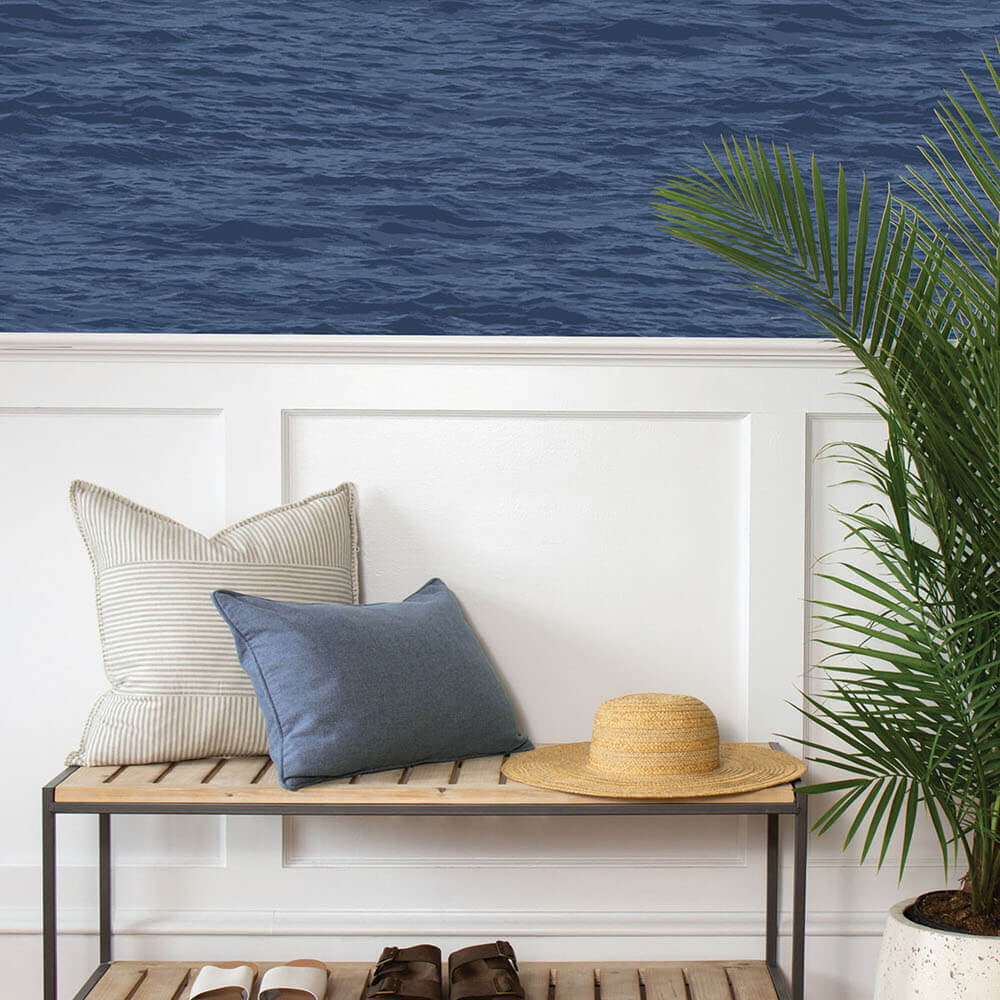 
                  
                    NW35902 serene sea coastal peel and stick removable wallpaper entryway by NextWall
                  
                
