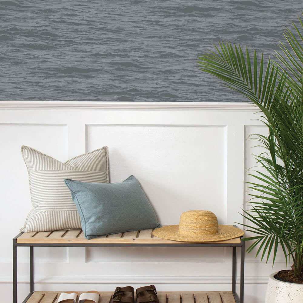 
                  
                    NW35908 serene sea coastal peel and stick removable wallpaper entryway by NextWall
                  
                