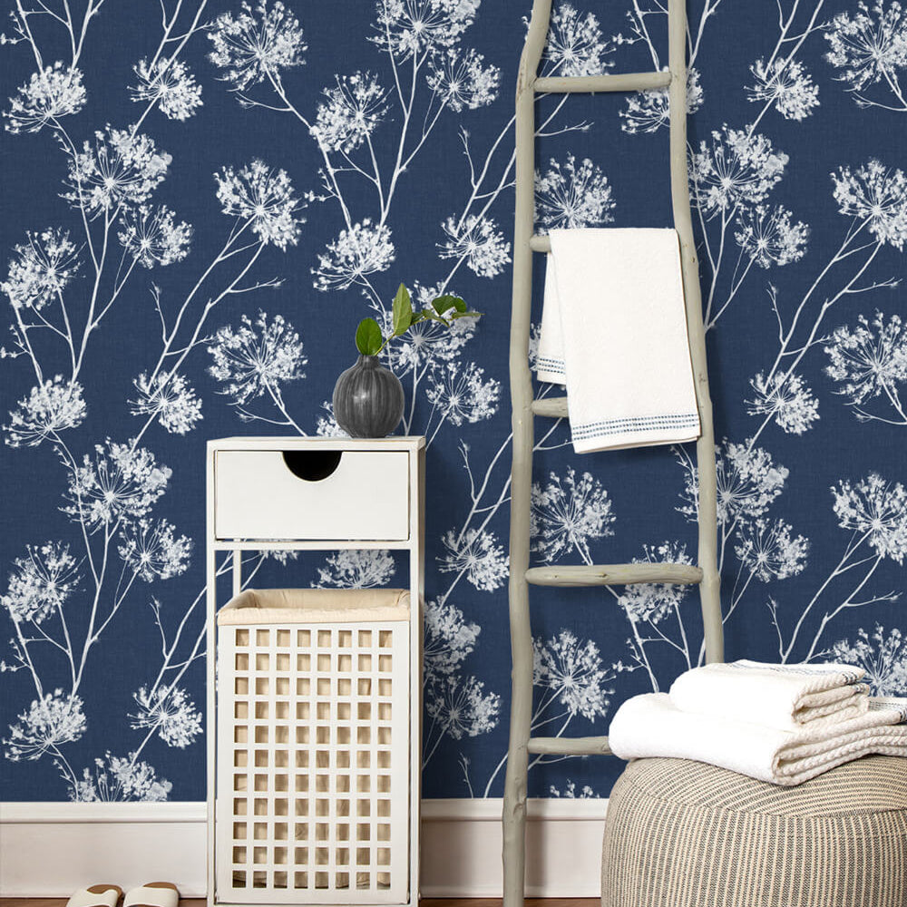 
                  
                    NW36002 one o'clock botanical peel and stick removable wallpaper decor from NextWall
                  
                