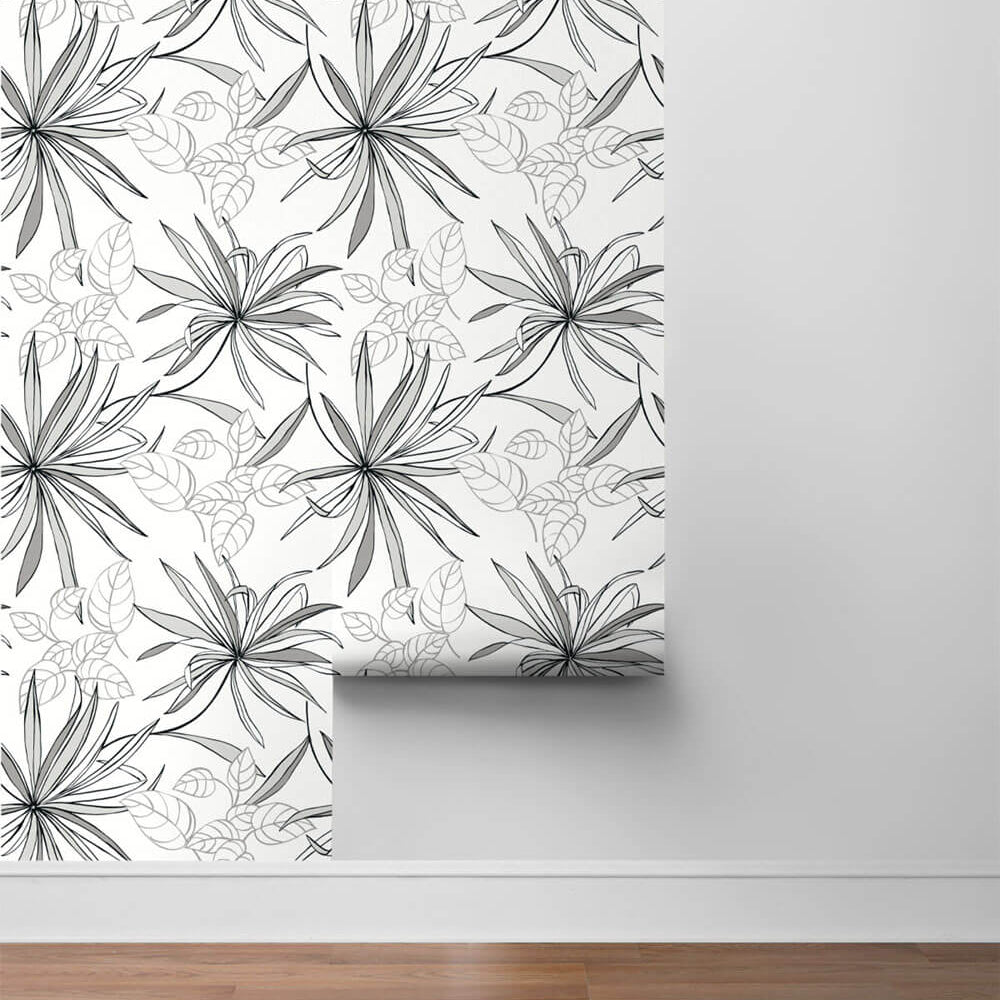 
                  
                    NW36300 spider plant botanical peel and stick removable wallpaper roll from NextWall
                  
                