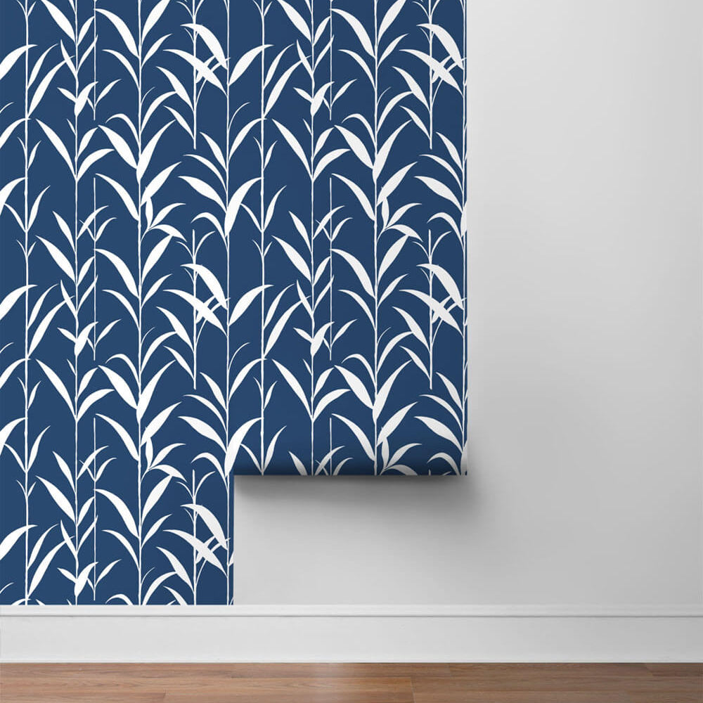 
                  
                    NW36402 bamboo leaf botanical peel and stick removable wallpaper roll by NextWall
                  
                