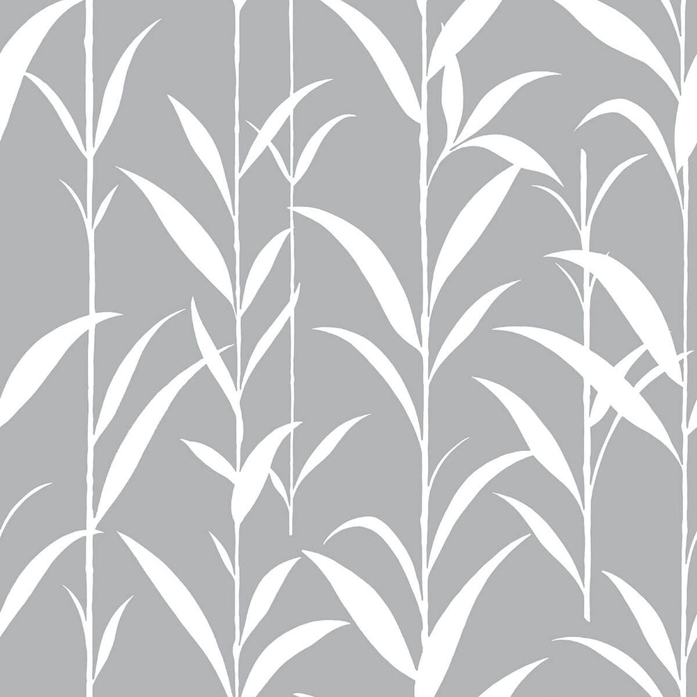
                  
                    NW36408 bamboo leaf botanical peel and stick removable wallpaper by NextWall
                  
                