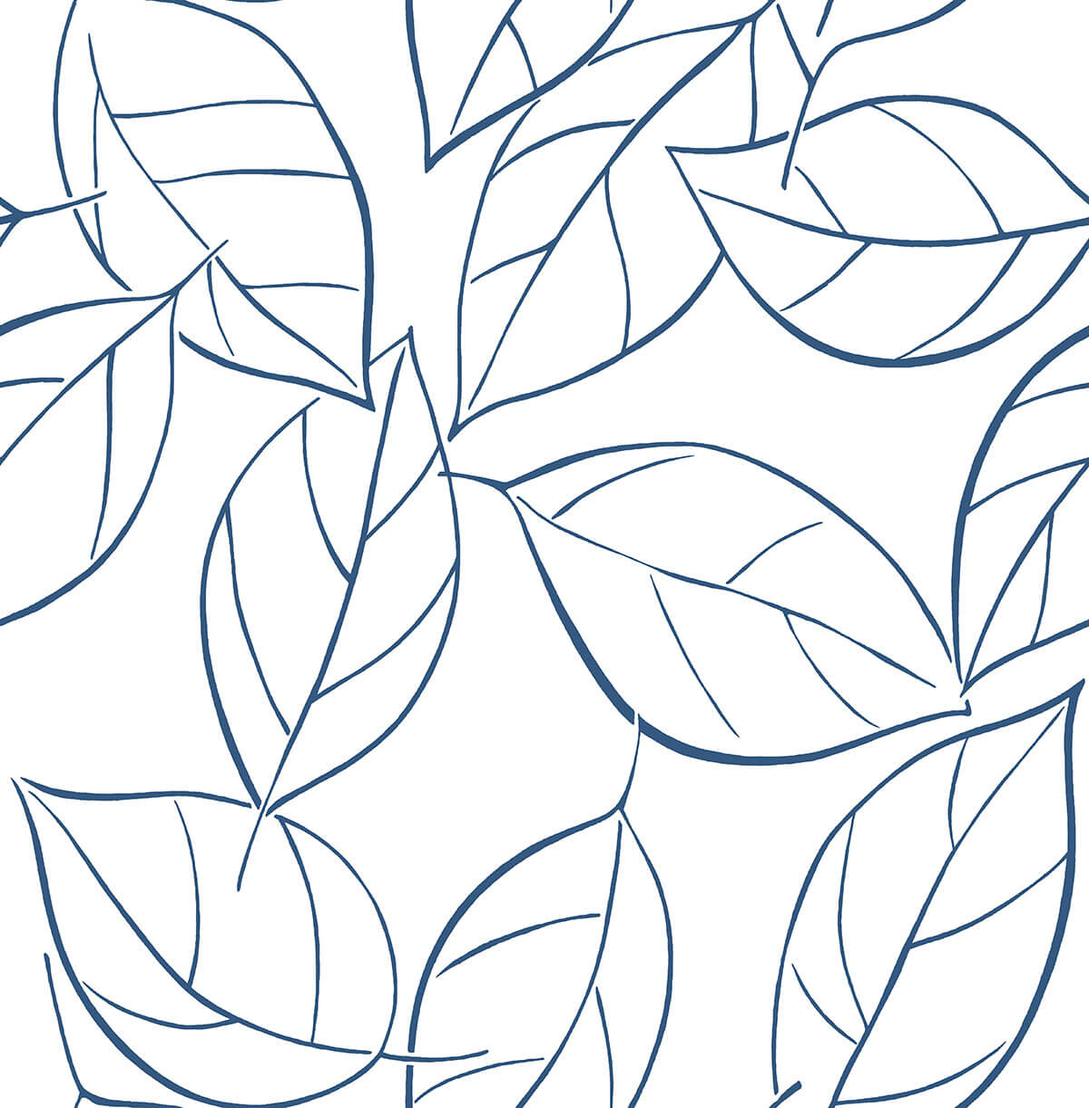 NW36502 tossed leaves botanical peel and stick removable wallpaper by NextWall