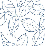 Tossed Leaves Botanical Peel and Stick Removable Wallpaper