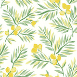 NW36703 lemon branch botanical peel and stick removable wallpaper from NextWall