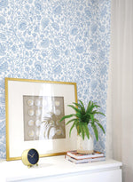NW36802 paisley trail bohemian peel and stick removable wallpaper decor from NextWall