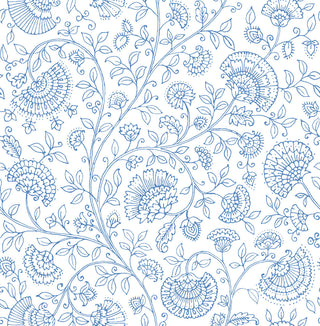 NW36802 paisley trail bohemian peel and stick removable wallpaper from NextWall