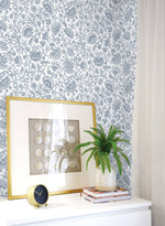 NW36812 paisley trail bohemian peel and stick removable wallpaper decor from NextWall