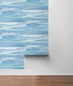 NW36902 sirius brushstroke abstract peel and stick removable wallpaper roll from NextWall