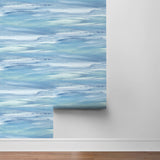 NW36902 sirius brushstroke abstract peel and stick removable wallpaper roll from NextWall