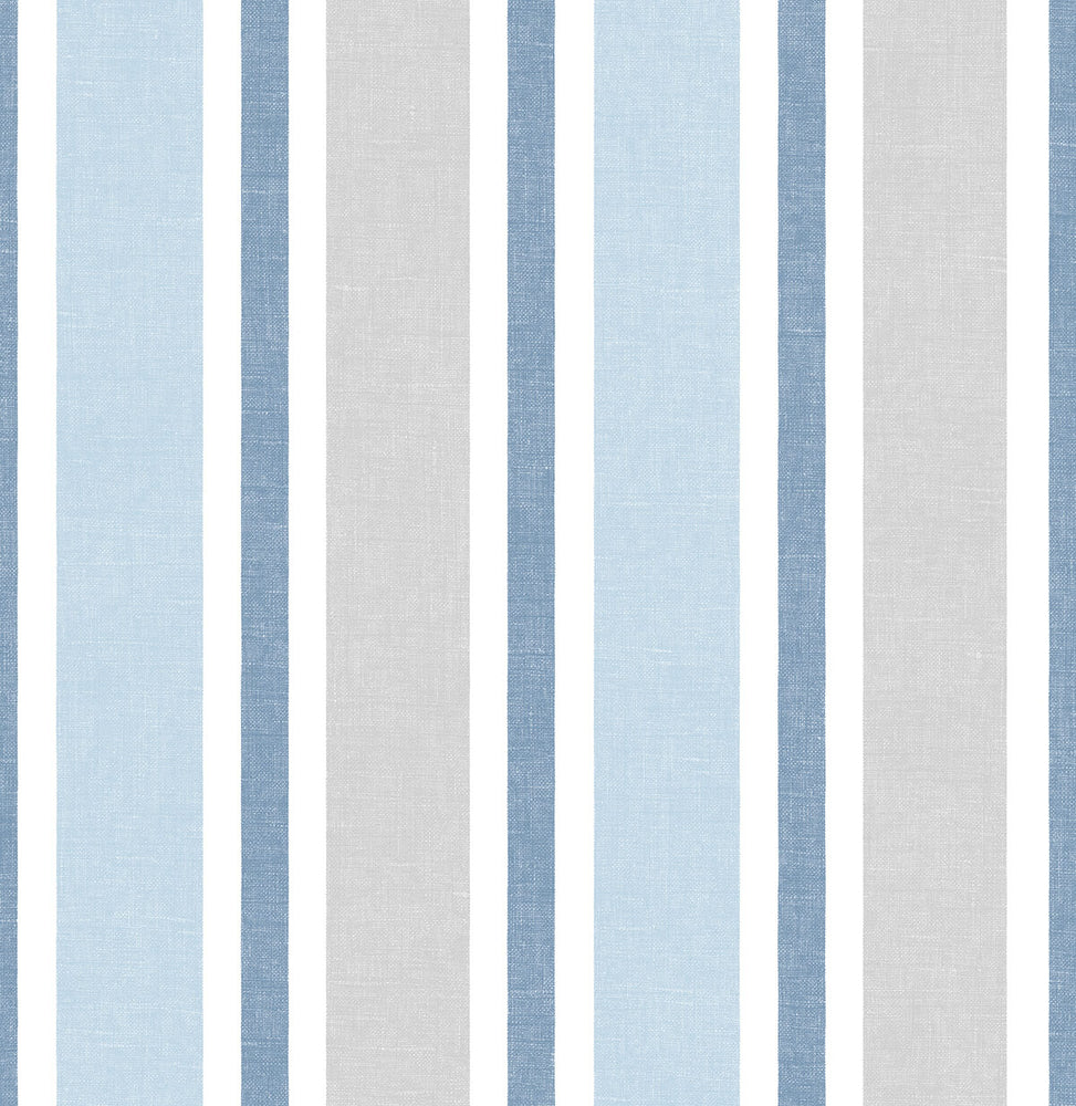 Linen Cut Stripe Peel and Stick Removable Wallpaper