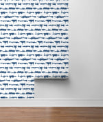 NW37102 lifeline abstract peel and stick removable wallpaper roll from NextWall