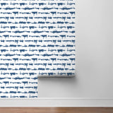 NW37102 lifeline abstract peel and stick removable wallpaper roll from NextWall