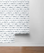 NW37108 lifeline abstract peel and stick removable wallpaper roll from NextWall